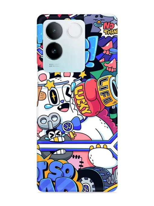 Universal Doodle Snap Case for Iqoo Z7 Pro (5G) Zapvi