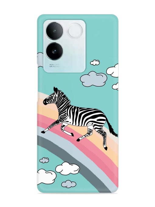 Running Zebra Snap Case for Iqoo Z7 Pro (5G) Zapvi