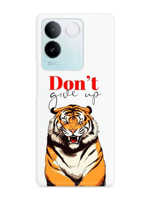 Don'T Give Up Tiger Art Snap Case for Iqoo Z7 Pro (5G)