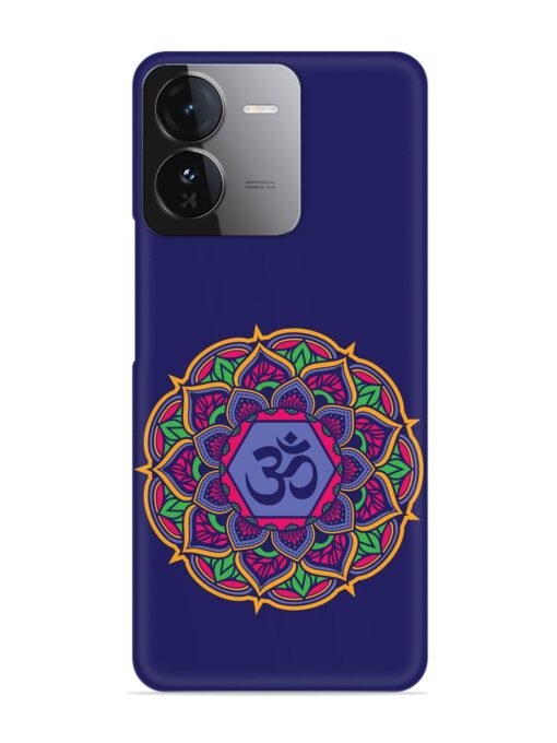 Om Mandala Art Blue Snap Case for Iqoo Z9 (5G)