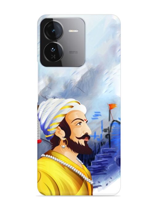 Shivaji Maharaj Color Paint Art Snap Case for Iqoo Z9 (5G)