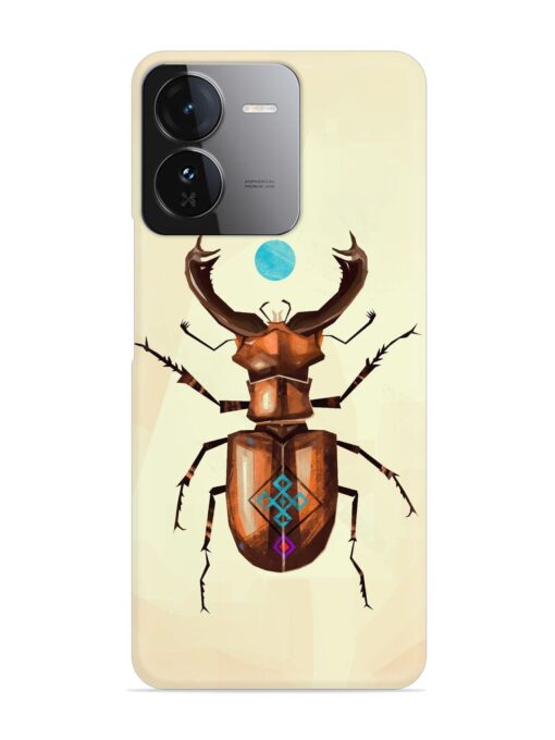 Stag Beetle Vector Snap Case for Iqoo Z9 (5G) Zapvi