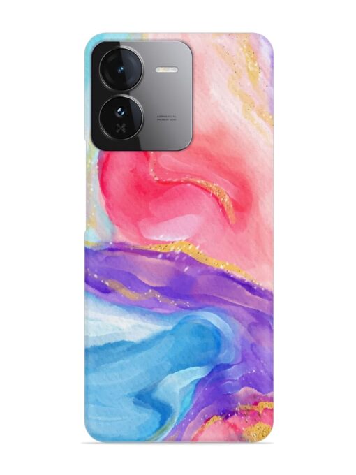 Watercolor Gradient Snap Case for Iqoo Z9 (5G) Zapvi