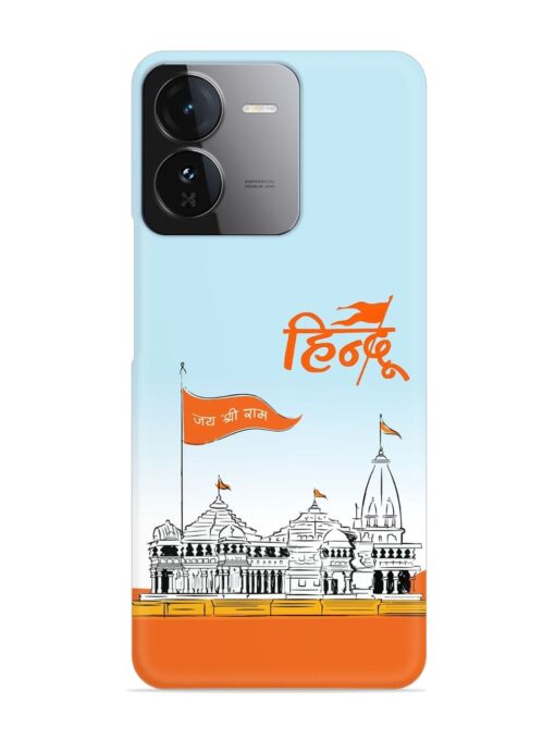 Ram Mandir Hindu Snap Case for Iqoo Z9 (5G) Zapvi