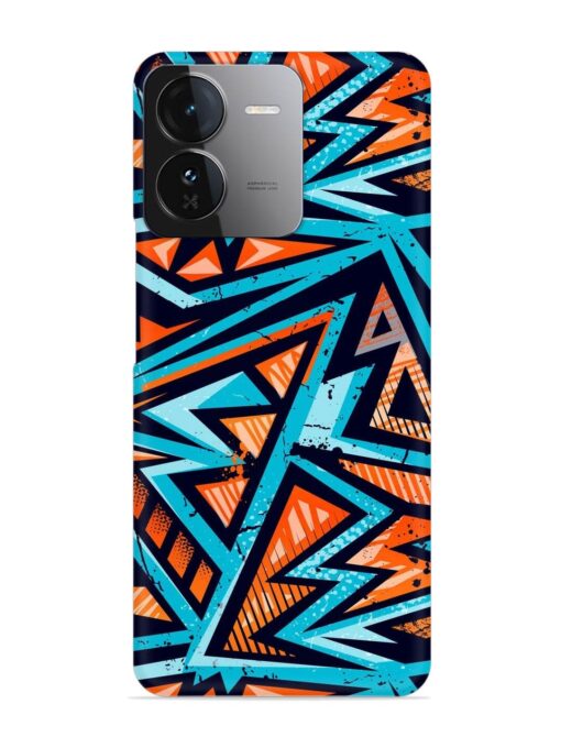 Abstract Seamless Grunge Snap Case for Iqoo Z9 (5G) Zapvi