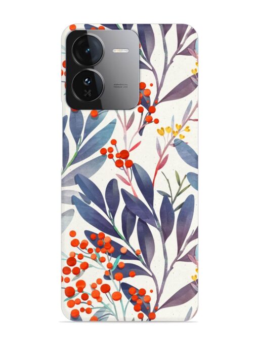 Seamless Floral Pattern Snap Case for Iqoo Z9 (5G)