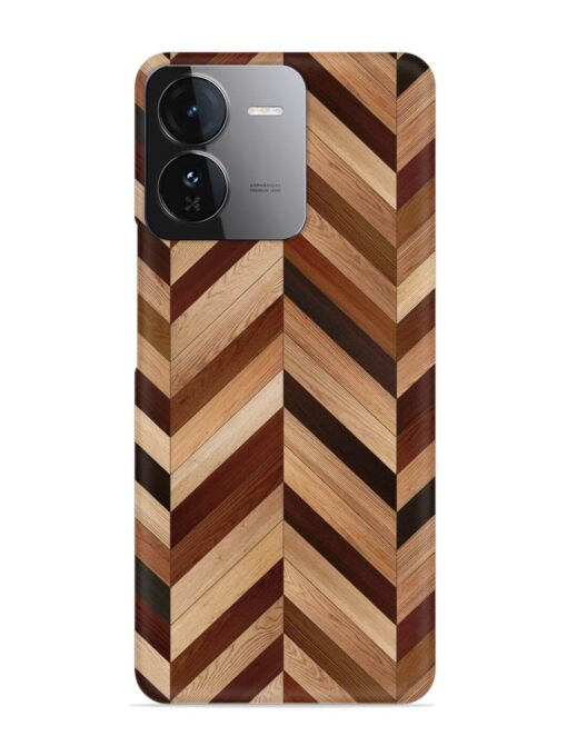 Seamless Wood Parquet Snap Case for Iqoo Z9 (5G) Zapvi