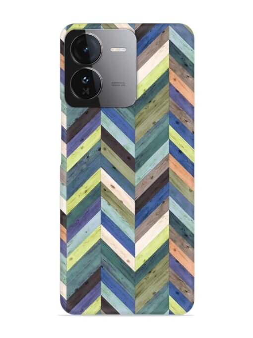 Chevron Random Color Snap Case for Iqoo Z9 (5G) Zapvi