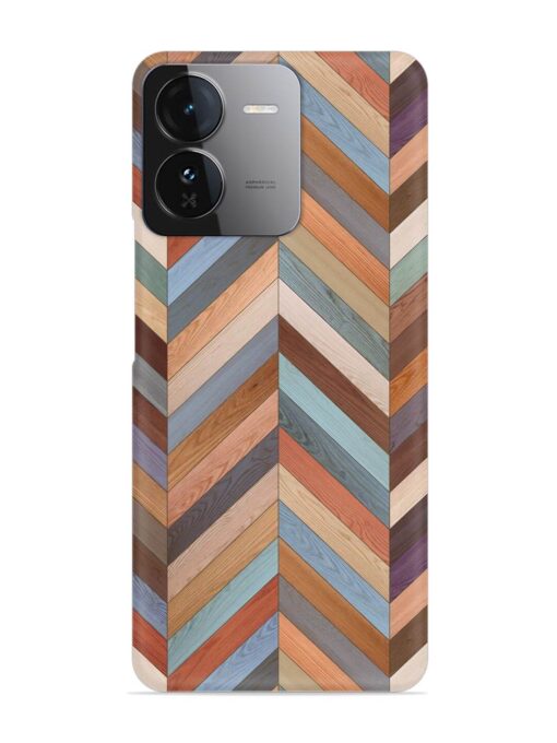 Seamless Wood Parquet Snap Case for Iqoo Z9 (5G) Zapvi