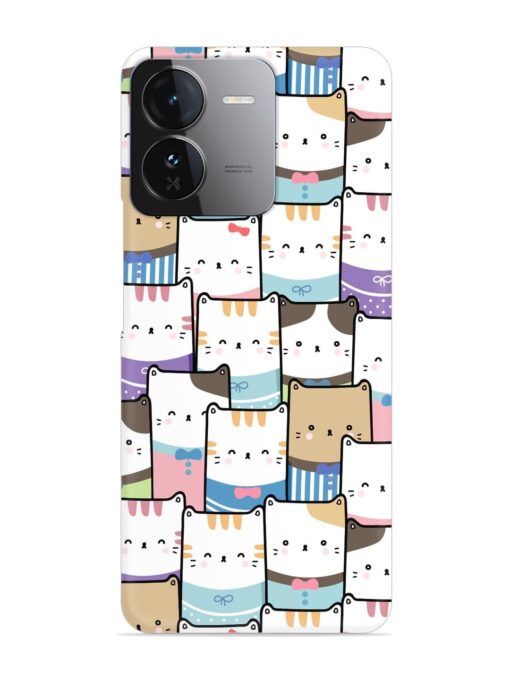 Cute Adorable Cat Snap Case for Iqoo Z9 (5G) Zapvi