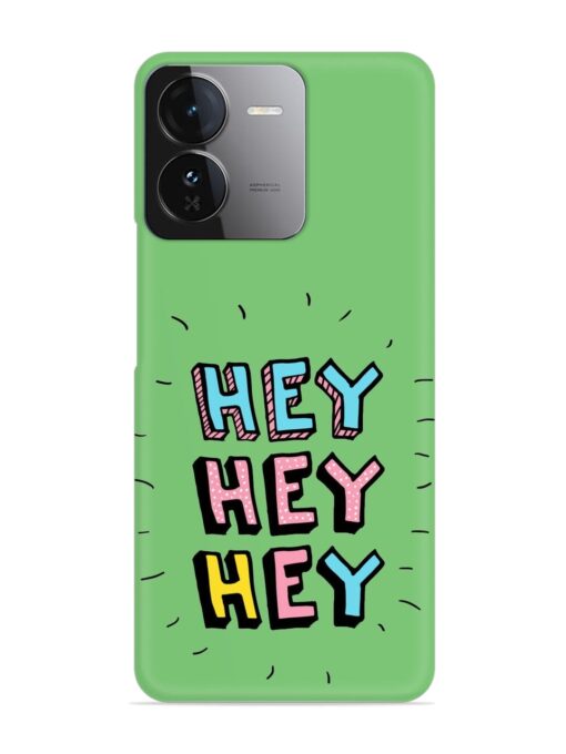 Hey Vector Cartoon Snap Case for Iqoo Z9 (5G) Zapvi