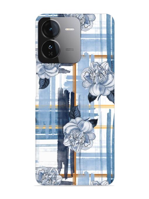 Watercolor Pattern Rose Snap Case for Iqoo Z9 (5G) Zapvi