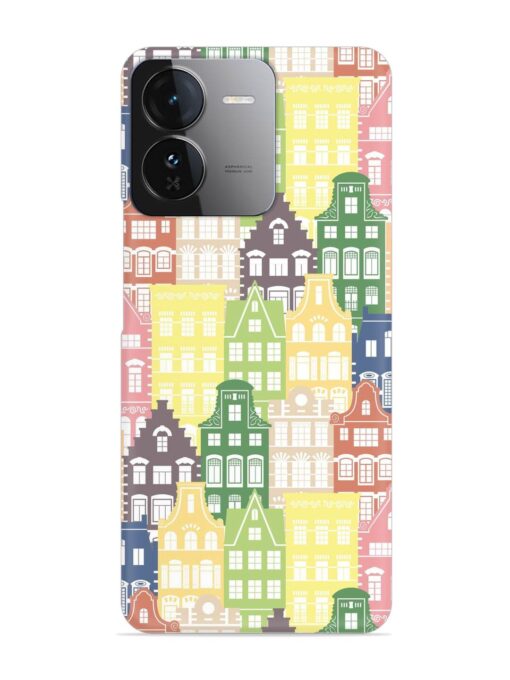 Seamless Shapes Pattern Snap Case for Iqoo Z9 (5G) Zapvi