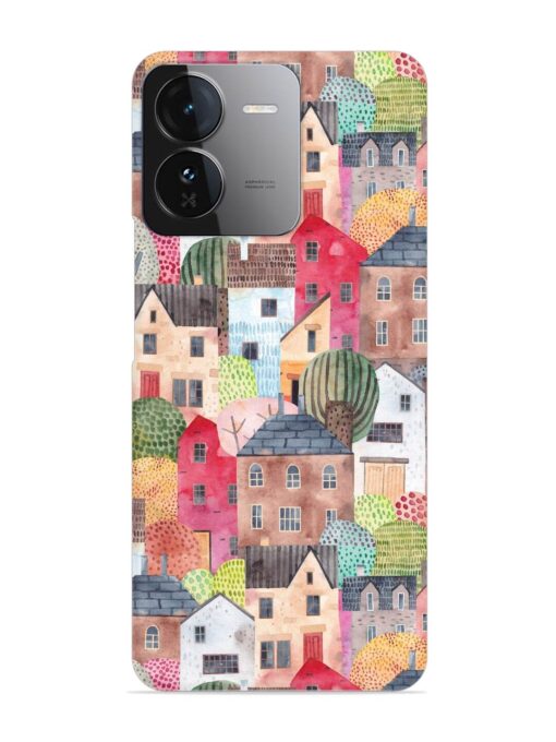 Abstract Seamless Pattern Snap Case for Iqoo Z9 (5G) Zapvi