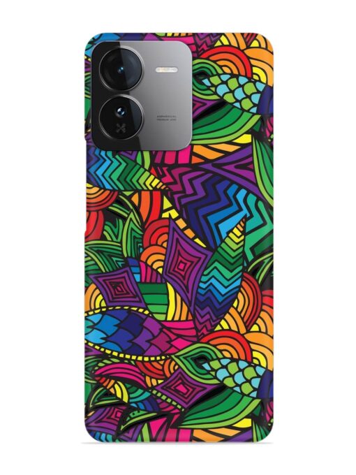 Abstract Multicolor Seamless Snap Case for Iqoo Z9 (5G) Zapvi