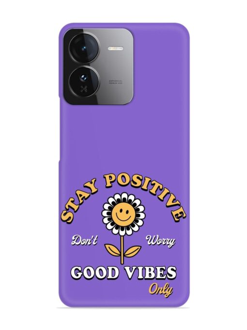 Retro Positive Flower Snap Case for Iqoo Z9 (5G) Zapvi