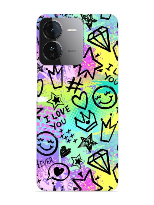 Bright Seamless Pattern Snap Case for Iqoo Z9 (5G)