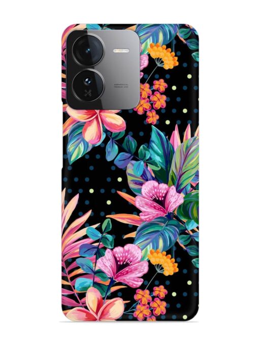 Seamless Floral Pattern Snap Case for Iqoo Z9 (5G)