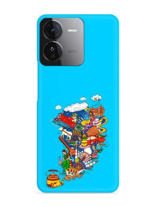 Vector Design Indian Snap Case for Iqoo Z9 (5G) Zapvi