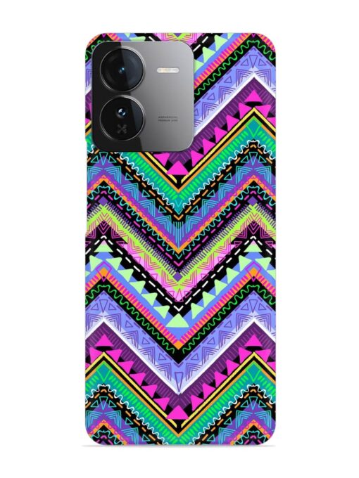 Tribal Aztec Print Snap Case for Iqoo Z9 (5G)