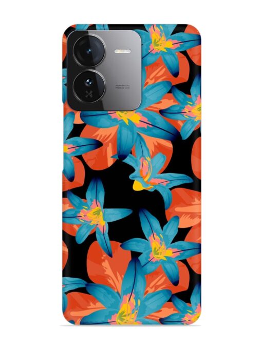 Philippine Flowers Seamless Snap Case for Iqoo Z9 (5G) Zapvi