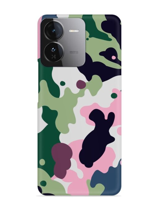 Seamless Funky Camouflage Snap Case for Iqoo Z9 (5G) Zapvi