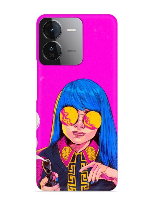 Aesthetic Anime Girl Snap Case for Iqoo Z9 (5G) Zapvi