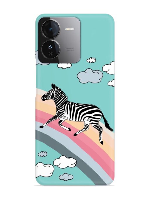 Running Zebra Snap Case for Iqoo Z9 (5G) Zapvi