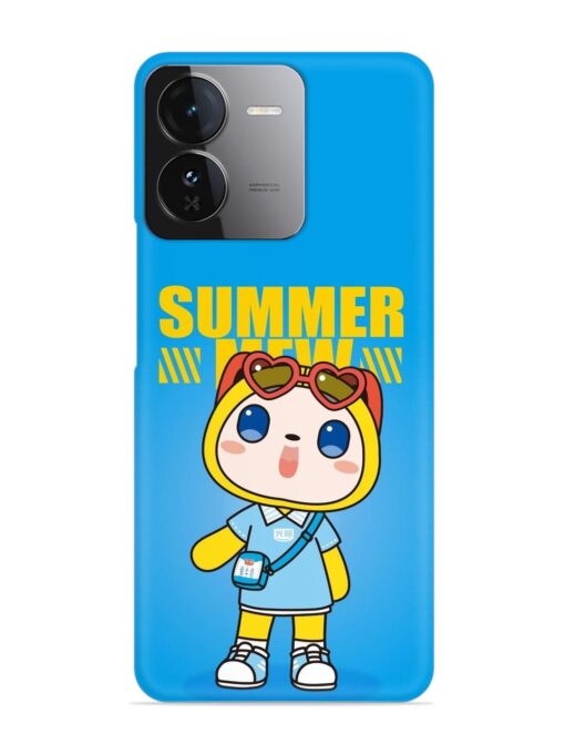 Summer Mew Cartoon Snap Case for Iqoo Z9 (5G) Zapvi