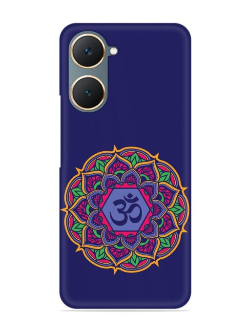 Om Mandala Art Blue Snap Case for Iqoo Z9 Lite (5G) Zapvi