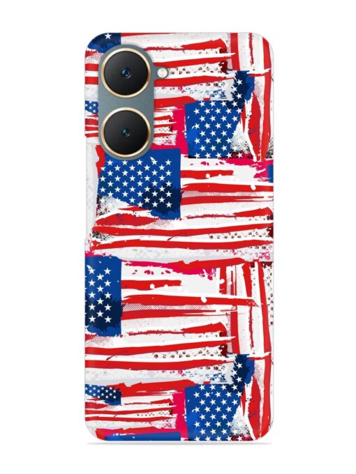 Usa Flag Seamless Snap Case for Iqoo Z9 Lite (5G)