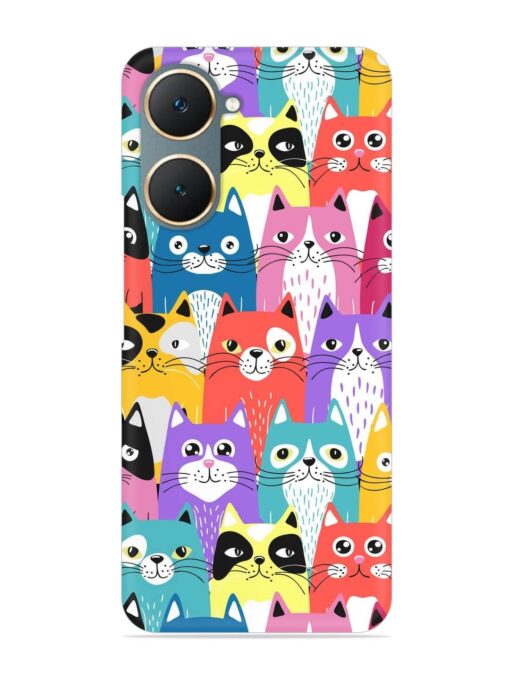 Funny Cartoon Cats Snap Case for Iqoo Z9 Lite (5G) Zapvi