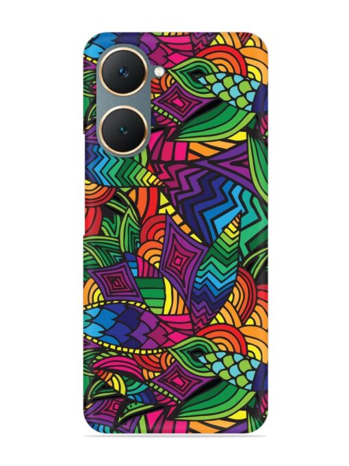 Abstract Multicolor Seamless Snap Case for Iqoo Z9 Lite (5G) Zapvi