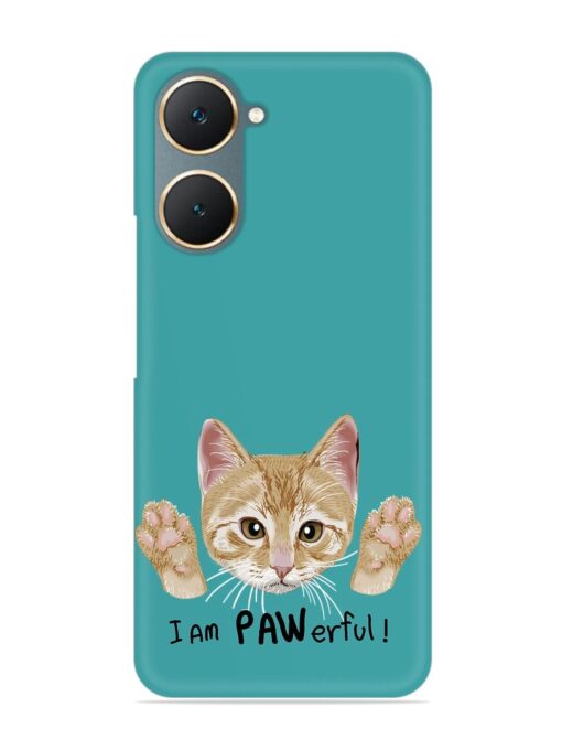 Typography Slogan Cat Snap Case for Iqoo Z9 Lite (5G)