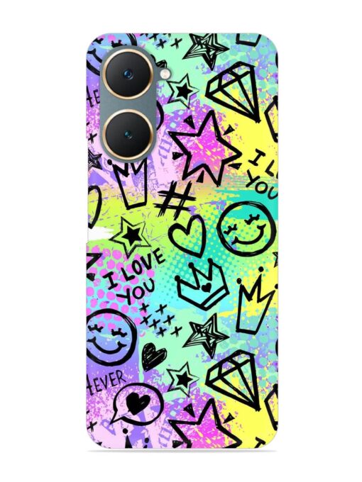 Bright Seamless Pattern Snap Case for Iqoo Z9 Lite (5G) Zapvi