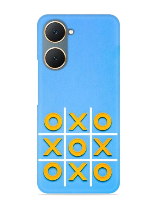 Yellow Plastic Crosses Snap Case for Iqoo Z9 Lite (5G)