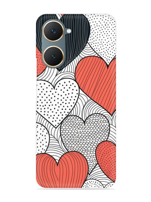 Girly Heart Seamless Snap Case for Iqoo Z9 Lite (5G) Zapvi