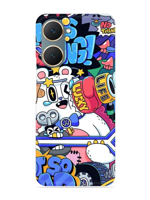 Universal Doodle Snap Case for Iqoo Z9 Lite (5G) Zapvi