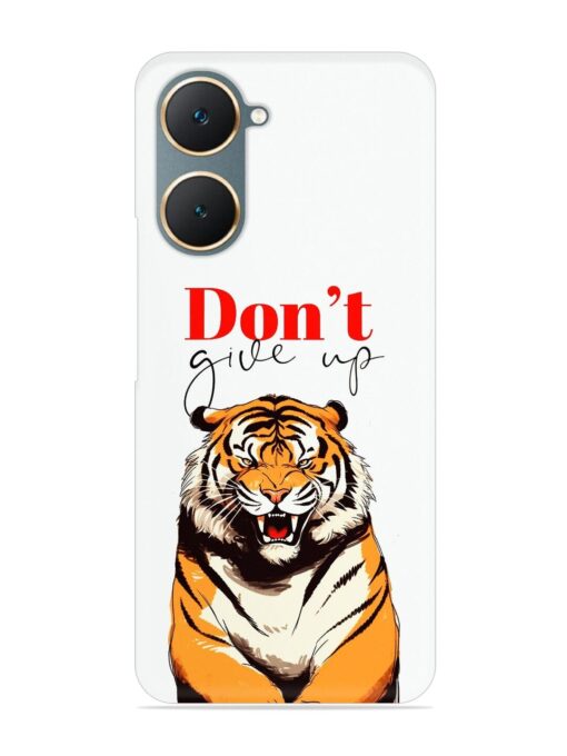 Don'T Give Up Tiger Art Snap Case for Iqoo Z9 Lite (5G) Zapvi