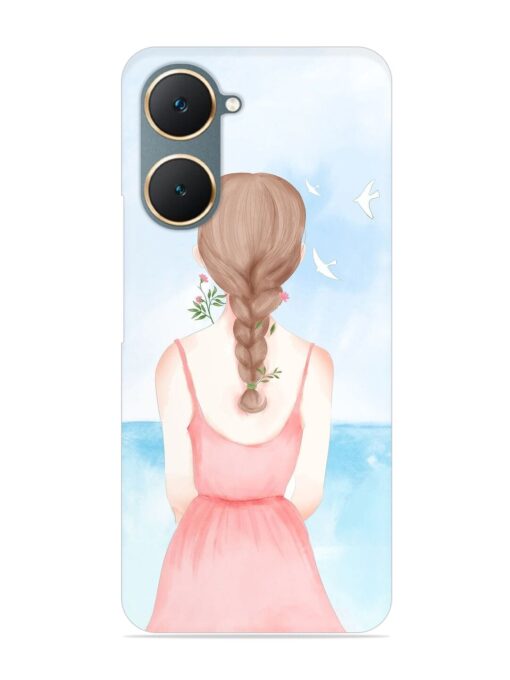 Watercolor Girl Vector Snap Case for Iqoo Z9 Lite (5G) Zapvi