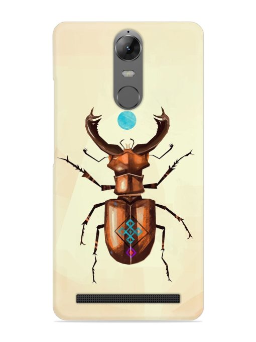 Stag Beetle Vector Snap Case for Lenovo K5 Note