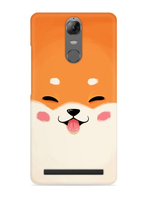 Cute Dog Face Vector Snap Case for Lenovo K5 Note Zapvi