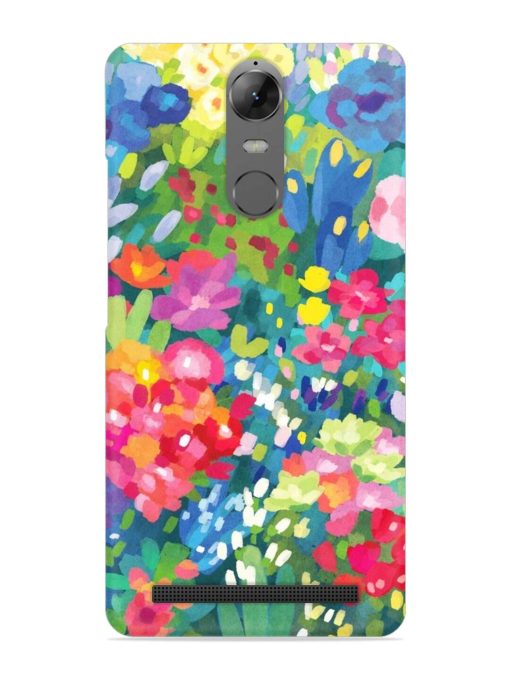 Watercolor Flower Art Snap Case for Lenovo K5 Note