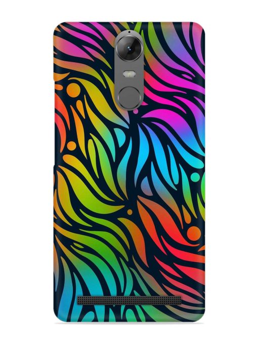 Abstract Leaf Design Snap Case for Lenovo K5 Note