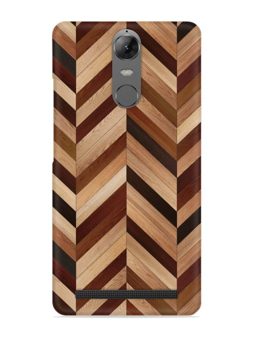 Seamless Wood Parquet Snap Case for Lenovo K5 Note Zapvi