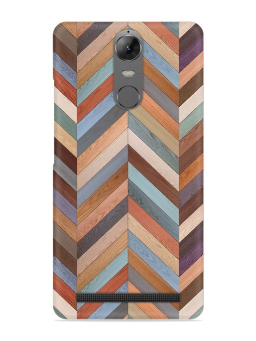 Seamless Wood Parquet Snap Case for Lenovo K5 Note