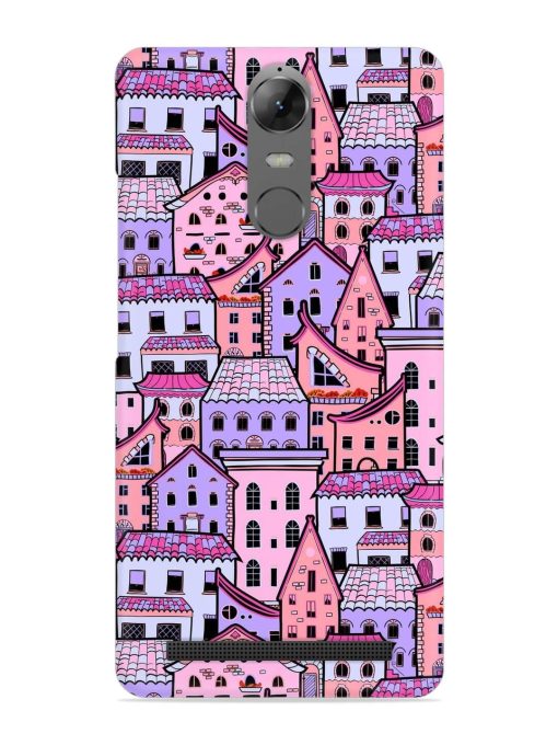 Seamless Pattern Houses Snap Case for Lenovo K5 Note