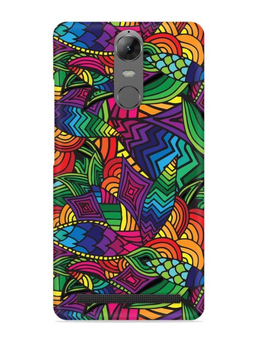 Abstract Multicolor Seamless Snap Case for Lenovo K5 Note Zapvi