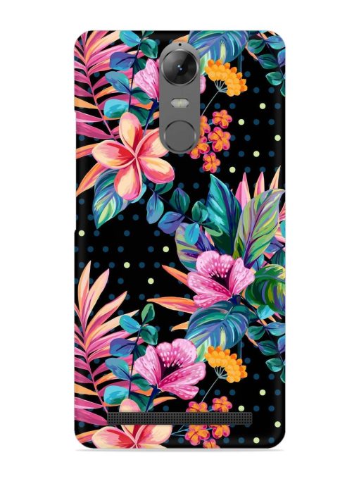 Seamless Floral Pattern Snap Case for Lenovo K5 Note