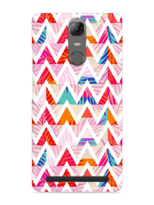 Abstract Triangle Background Snap Case for Lenovo K5 Note Zapvi